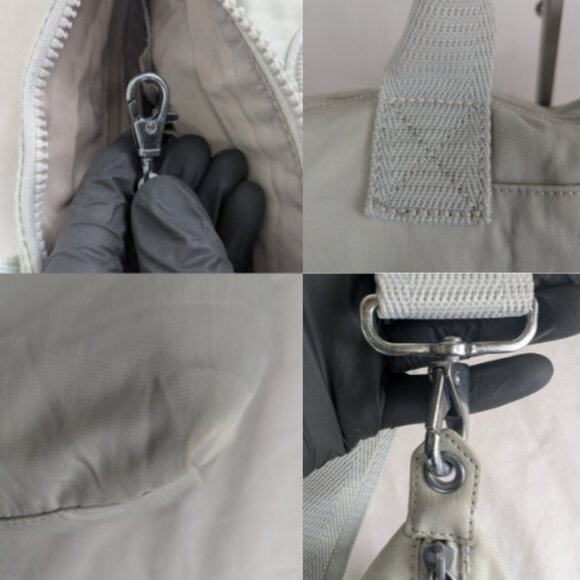 KIPLING Gray Large Bag Polyester with Removable Shoulder Strap . - Picture 11 of 16